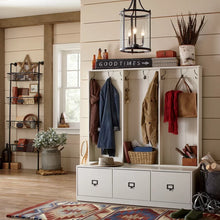 Load image into Gallery viewer, Aadhya 3 - Light Lantern Cylinder Chandelier
