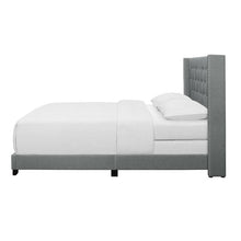 Load image into Gallery viewer, Aadvik Gray Tufted Upholstered Low Profile Standard King Bed (SB1378)
