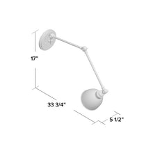 Load image into Gallery viewer, Aarav 1-Light Swing Arm Lamp MRM654
