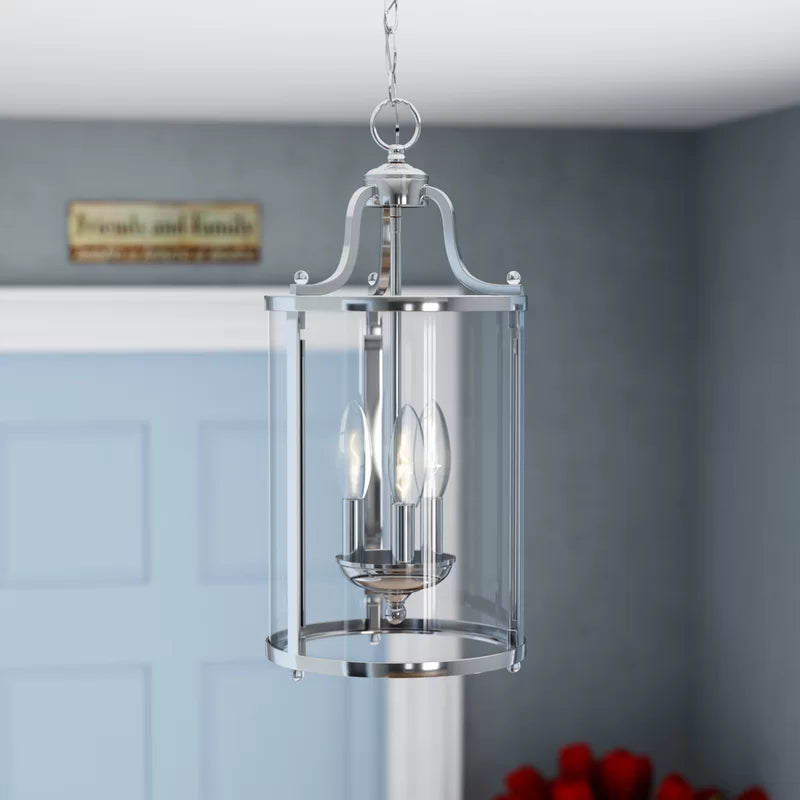 Aarav 3 - Light Lantern Cylinder Pendant