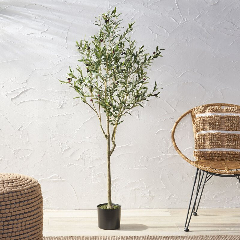 Aarav Artificial Olive Tree in Pot, 7730RR