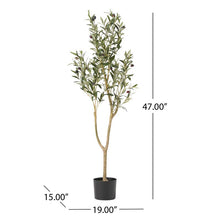 Load image into Gallery viewer, Aarav Artificial Olive Tree in Pot 7158RR
