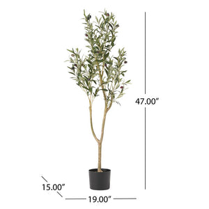 Aarav Artificial Olive Tree in Pot 7158RR