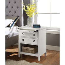 Load image into Gallery viewer, Aathrey 30&#39;&#39; Tall 2 - Drawer Nightstand in Antique White
