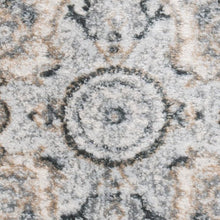 Load image into Gallery viewer, Aayran Power Loom Performance Light Gray Rug, Square 6&#39;7&quot;
