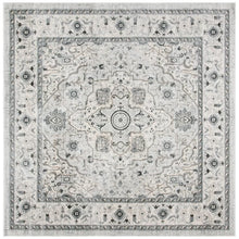 Load image into Gallery viewer, Aayran Power Loom Performance Gray Rug, Square 6&#39;7&quot;
