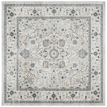Load image into Gallery viewer, Aayran Power Loom Performance Light Gray Rug, Square 6&#39;7&quot;
