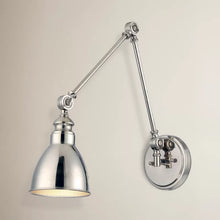 Load image into Gallery viewer, Polished Nickel Abagail 1 - Light Dimmable Swing Arm
