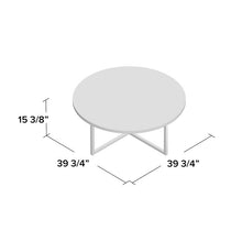 Load image into Gallery viewer, Abba Solid Wood Cross Legs Coffee Table with Storage (SB669)
