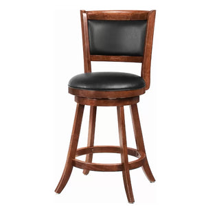 Abba Swivel Solid Wood 24.25" Counter Stool (Set of 2)