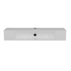 White Abbie-Jane Floating TV Stand for TVs up to 70"