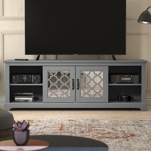 Load image into Gallery viewer, Cool Gray Abbie-May TV Stand for TVs up to 75&quot;
