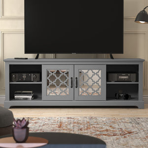 Cool Gray Abbie-May TV Stand for TVs up to 75"
