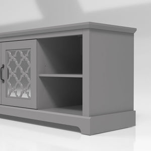 Cool Gray Abbie-May TV Stand for TVs up to 75"