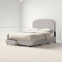 Load image into Gallery viewer, Beige Abbingt Upholstered Headboard Queen #2029HW
