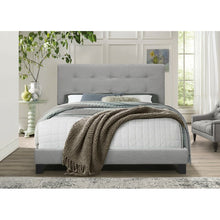 Load image into Gallery viewer, Queen Gray Abdiel Tufted Upholstered Low Profile Platform Bed, Queen
