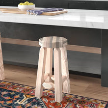 Load image into Gallery viewer, Abella Solid Wood 24&quot; Counter Stool (SET OF 2) (2 BOXES)
