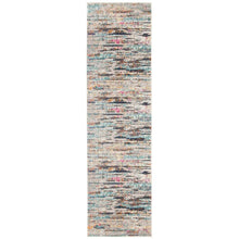 Load image into Gallery viewer, Abingt Abstract Area Rug in Gray/Turquoise/Brown 2&#39;2&quot; x 6&#39;
