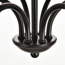 Load image into Gallery viewer, 30&quot; W x 18&quot; H Matte Black Ableton Dimmable Classic / Traditional Chandelier
