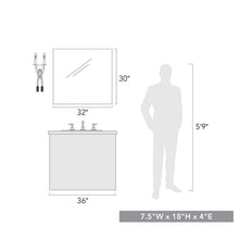 Load image into Gallery viewer, Abordale 2 - Light Dimmable Burnished Chestnut Candle Wall Light (SB557)
