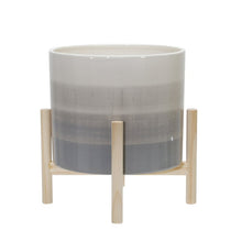 Load image into Gallery viewer, 12&quot; H x 10&quot; W x 10&quot; D Abrahamson Ceramic Pot Planter 2972AH

