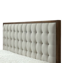 Load image into Gallery viewer, Abril Tufted Solid Wood and Upholstered Low Profile Platform Bed
