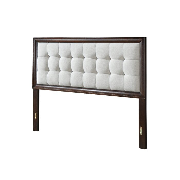 Queen Beige Abril Tufted Upholstered Headboard ONLY (SB982)