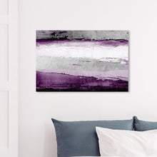 Load image into Gallery viewer, 10&quot; H x 15&quot; W x 1.5&quot; D Abstract Envision And Elevate Violet - Graphic Art on Canvas
