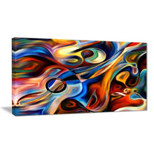 Load image into Gallery viewer, 30&quot; H x 40&quot; W x 1.5&quot; D Abstract Music And Rhythm - Unframed Painting
