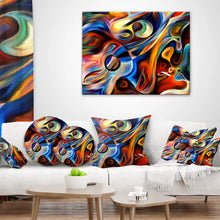 Load image into Gallery viewer, Abstract Structure Art Square Pillow Cover &amp; Insert 16 x 16, Set of 2
