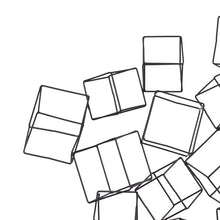 Load image into Gallery viewer, Abstract and Geometric 3D Square Cubes Wall Décor
