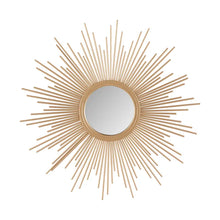 Load image into Gallery viewer, 14.5&quot; x 14.5&quot; Gold Accent Mirror
