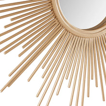 Load image into Gallery viewer, 14.5&quot; x 14.5&quot; Gold Accent Mirror
