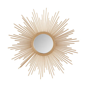 14.5" x 14.5" Gold Accent Mirror