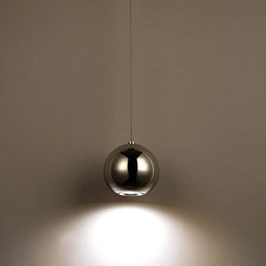 Polished Nickel Acid 1 - Light Single Globe LED Pendant MRM3755