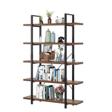 Load image into Gallery viewer, Brown Ackles 69.7&#39;&#39; H x 47.2&#39;&#39; W Standard Bookcase
