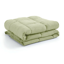 Load image into Gallery viewer, King / California King Sage Green Acosta Microfiber Modern &amp; Contemporary Comforter B66 290
