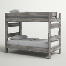 Load image into Gallery viewer, Acosta Twin Over Twin Solid Wood Standard Bunk Bed
