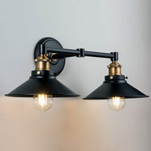 Load image into Gallery viewer, Antique Brass Acquah 2-Light Vanity Light(2439RR)
