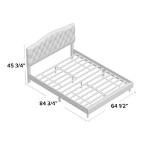 Load image into Gallery viewer, Adal Tufted Upholstered Low Profile Platform Bed 1811AH
