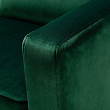 Load image into Gallery viewer, Green Adalynn 51&#39;&#39; Velvet Square Arm Loveseat

