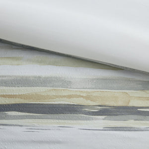 King/Cal King Comforter + 7 Additional Pieces Yellow Adam 8 Piece Printed Seersucker Comforter and Coverlet Set Collection