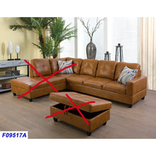 Load image into Gallery viewer, Adamski Faux Leather Left Hand Facing Sofa PIECE ONLY
