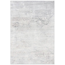 Load image into Gallery viewer, Adamson Power Loom Performance Ivory / Grey Rug, Rectangle 2&#39; x 4&#39;
