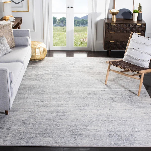 Adamson Power Loom Performance Ivory / Grey Rug 5'3