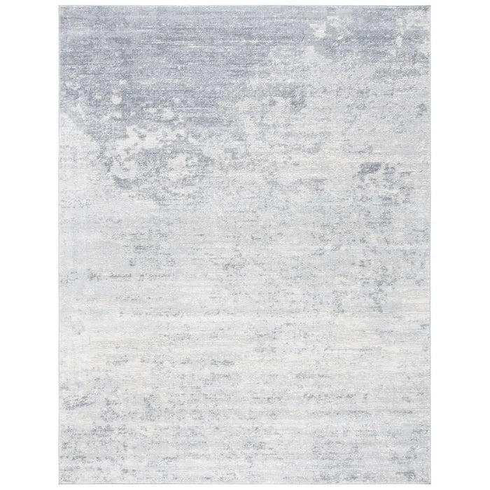 Adamson Power Loom Performance Ivory/Grey Rug, Rectangle 12' x 15'
