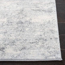 Load image into Gallery viewer, Adamson Power Loom Performance Ivory / Grey Rug 5&#39;3&quot; x 7&#39;6&quot;
