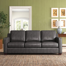 Load image into Gallery viewer, Adda 83.5&#39;&#39; Square Arm Full Grain Leather Sofa &amp; Chair
