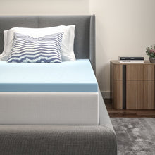 Load image into Gallery viewer, Addilynn 2&quot; Cool Gel Infused Hypoallergenic Cooling Memory Foam Mattress Topper, Twin
