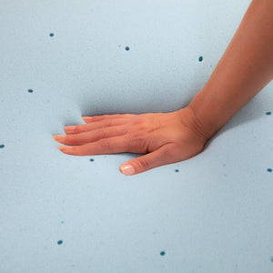 Addilynn 2" Cool Gel Infused Hypoallergenic Cooling Memory Foam Mattress Topper, Twin
